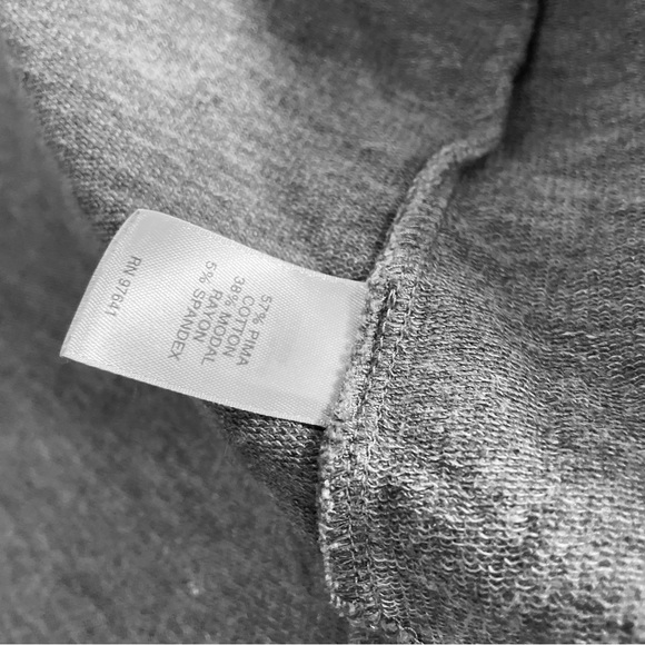 J.Jill Purejill Heathered Gray Single Button Long Cardigan Size L - Picture 6 of 7